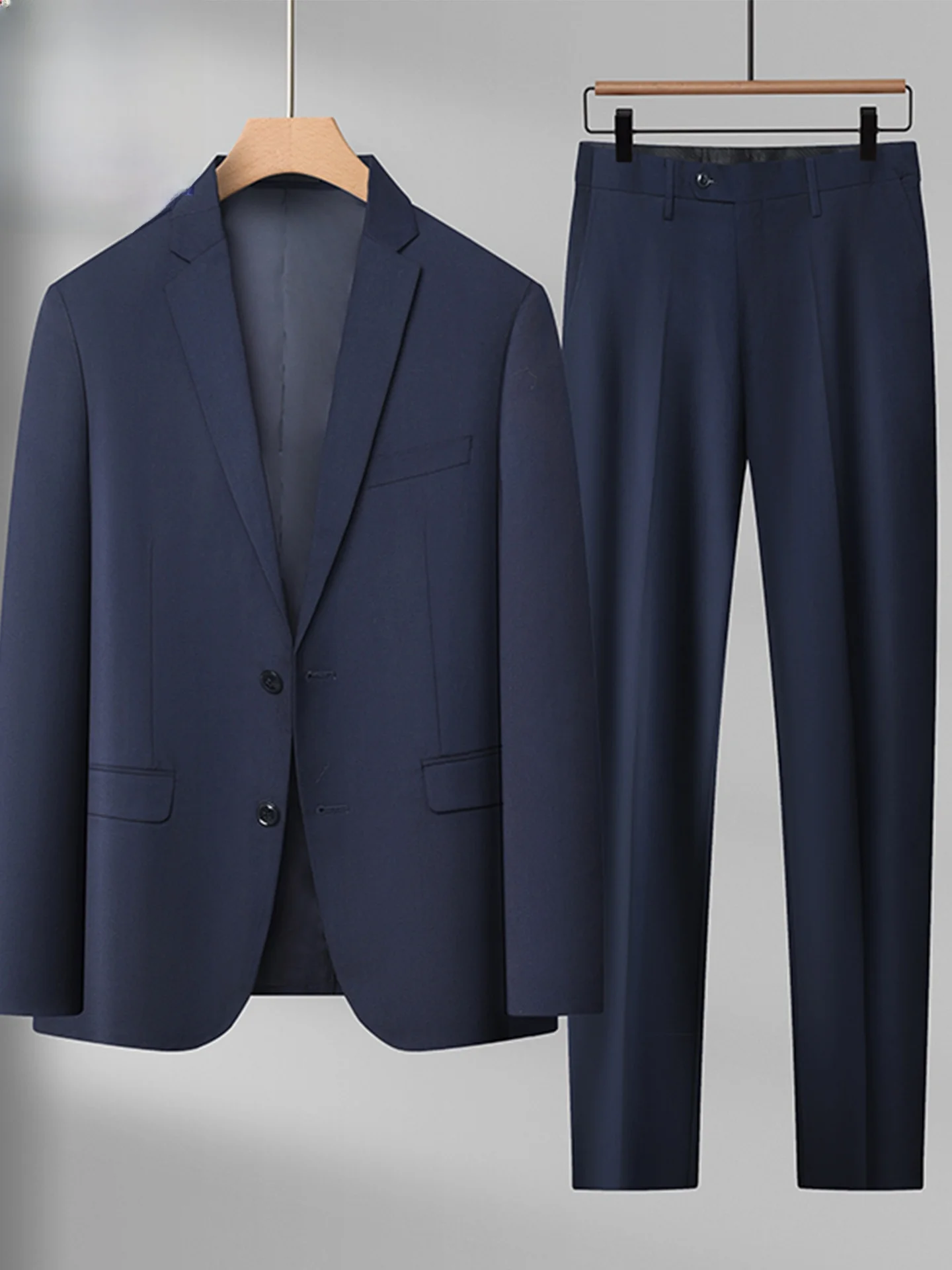 

Мужской модный деловой повседневный пиджак TUCANO, весна-осень, новый стиль, приталенный крой, из полиэфирного волокна, на двух пуговицах, декоративный