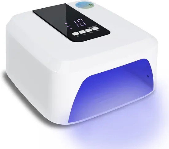 Professional 48W UV LED Nail Lamp Rechargeable Cordless 4 Timer Setting Smart Sensor Portable Electric Dryer Plastic Material