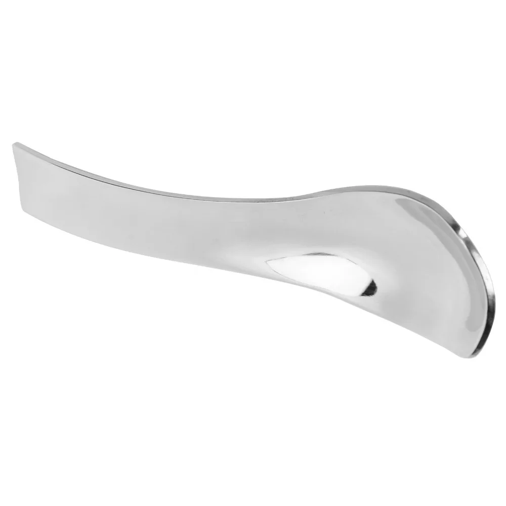 5Pcs Rustless Steel Ice Cream Scoop Square Shaped Scoop Head Smooth Polished Dessert Spoon Practical Solid Serving Spoon