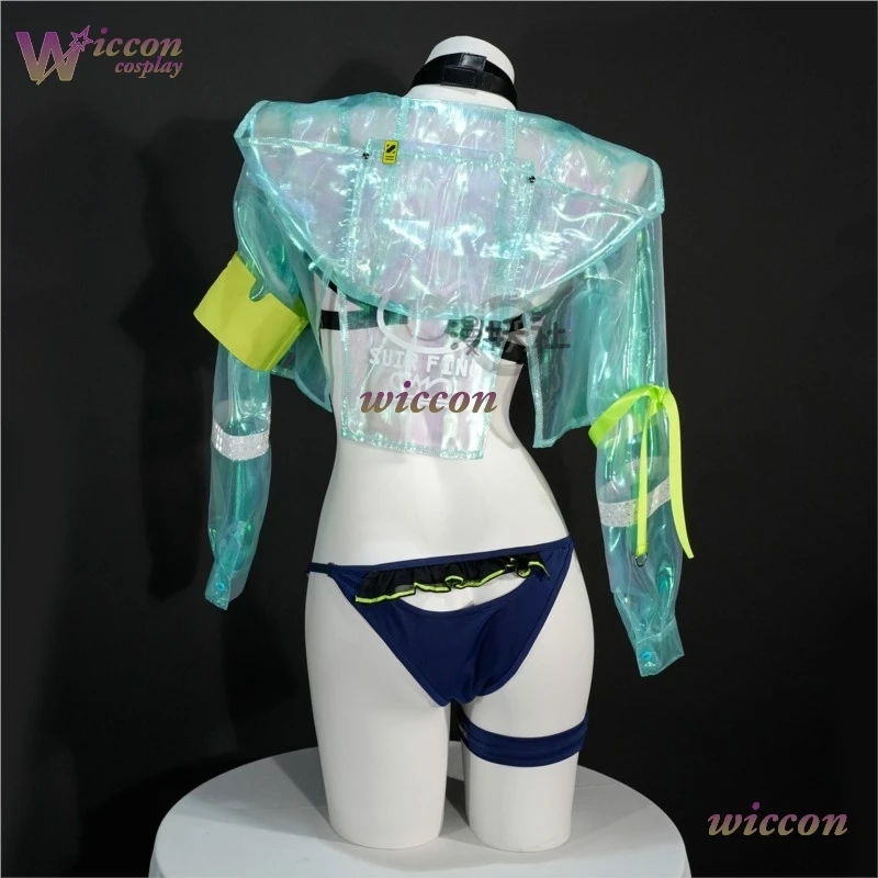 WuHu Gfl2 Clukay Klukai Cosplay Game GIRLS' FRONTLINE 2:EXILIUM Uniforms HK416 Bikini Wig Coat Women Halloween Costume Sexy Clot