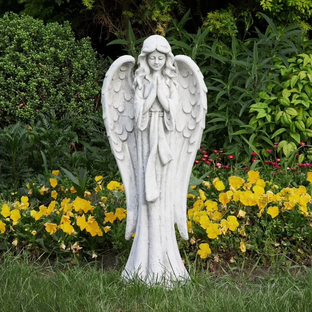 Outdoor Garden Statues Praying Angel Statue 31.1