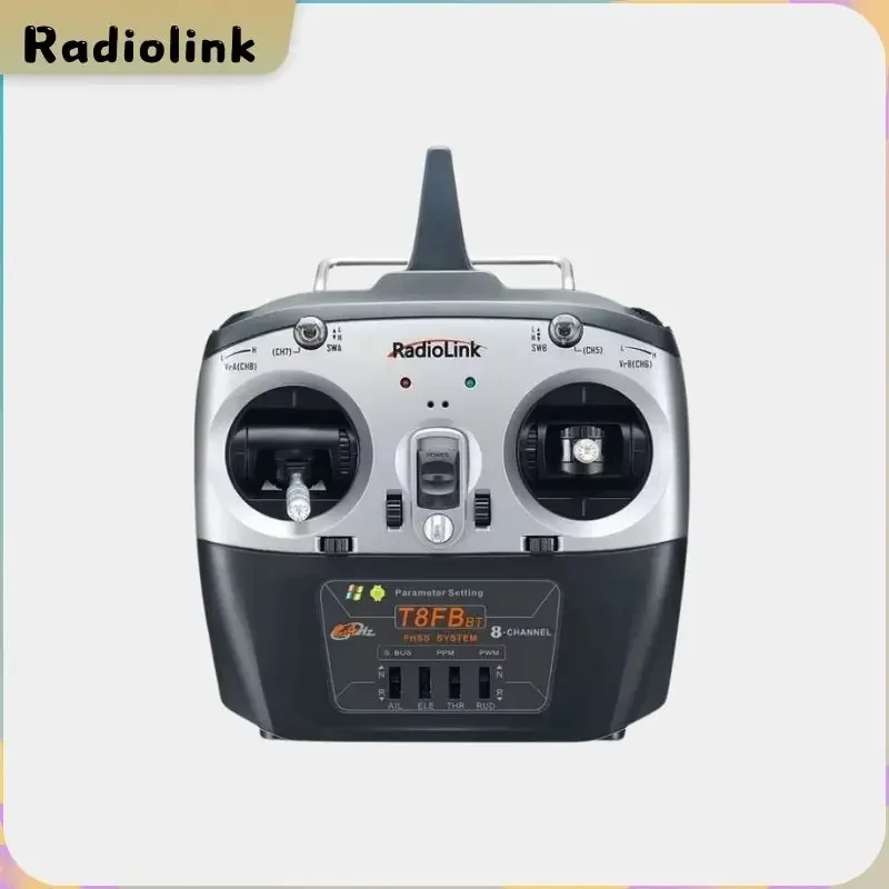 VoltSRadiolink New T8FB BT 8 Channels RC Transmitter And Receiver R8EF 2.4G Controller For Drone/Fixed Wing, Airplane