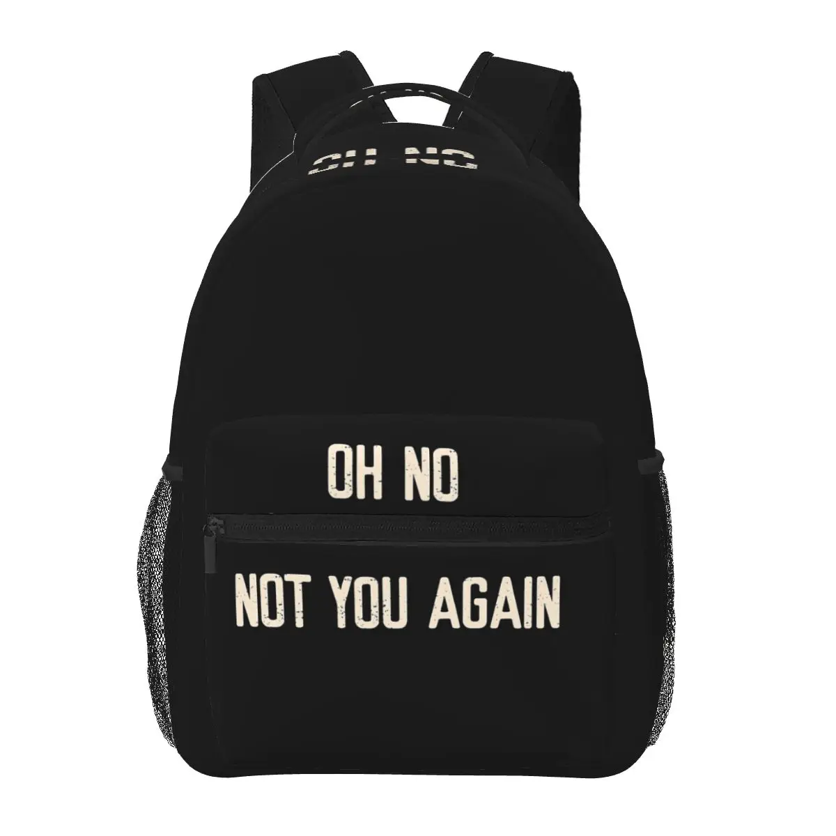 

Oh No! Not You Again! Welcome Backpacks Boys Girls Bookbag Children School Bags Kids Rucksack Shoulder Bag Large Capacity