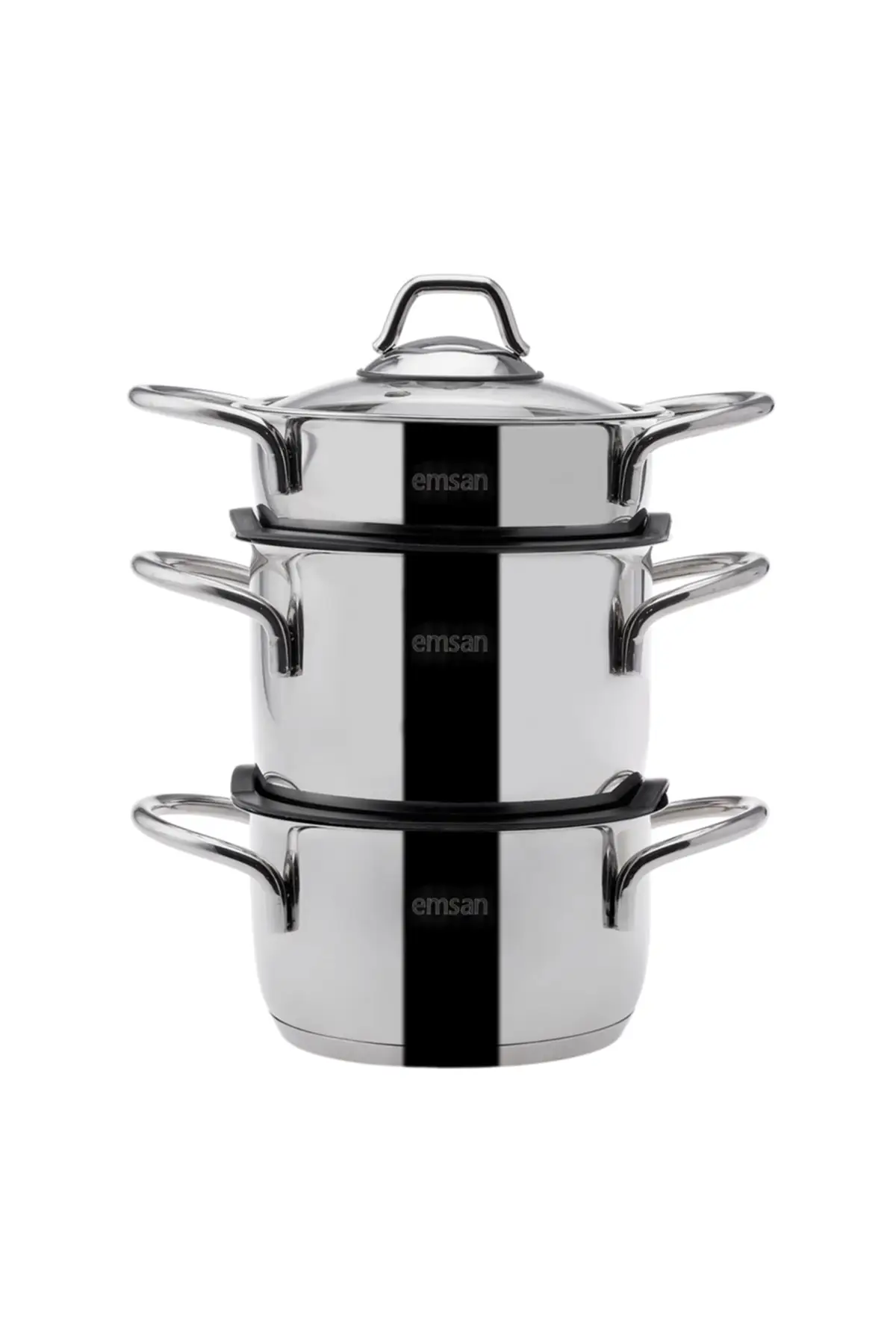 DOLBOVI Easy Life cook 6 piece Mini Cookware Set black Cookware Set