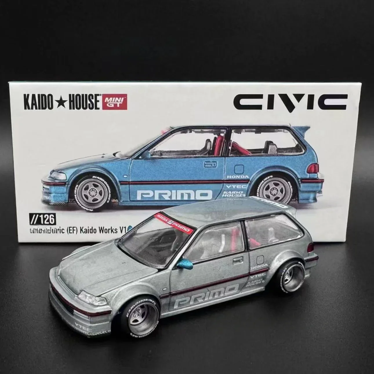 

**Chase**Kaido House x MINI GT POP RACE1:64 R33/CIVIC/Datsun/R34 Литая под давлением модель автомобиля