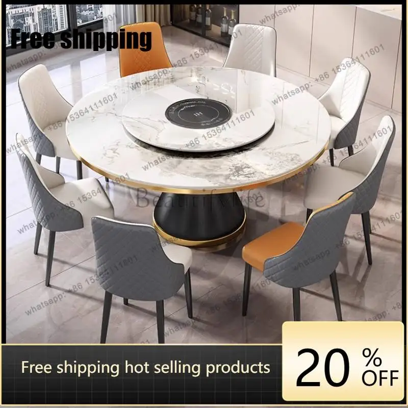 XX.Party Items Dining Tables Chairs White Italian Expandable Nordic Dining Tables Luxury Modern Mesas Comedor Furniture For Home