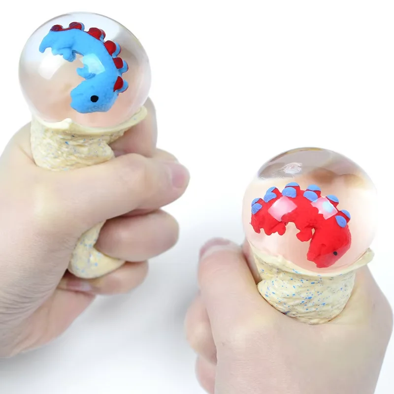 Juguete de Huevo de Dinosaurio Simulado, Suave y Antiestrés, de Levantamiento Lento, Sensorial, para Aliviar la Ansiedad, TDAH, Autismo, Regalos para Niños