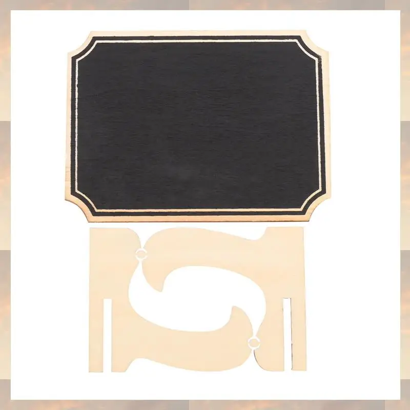 

Flash Trend 100-упаковка мини-досок с подставкой для мольбертов, карточек с клеем, маленькая прямоугольная маленькая деревянная доска