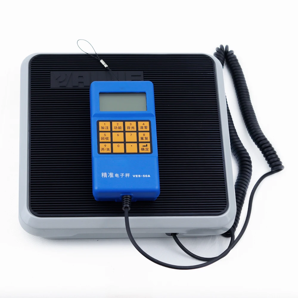 Electronic scale VES-50A precision of the cold media is called quantitative fluorine balance scale refrigeration tools