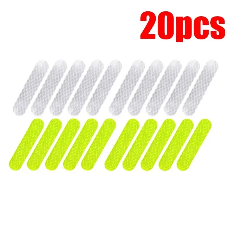 10-100Pcs Motorrad Helm Warnung Reflektierende Aufkleber Nacht Sicherheit Fahren Dekorative Streifen Aufkleber Fahrrad Moto Auto Aufkleber