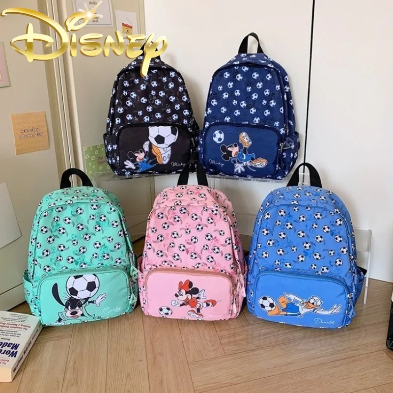 

Disney New Children's School Bag Cartoon Cute Boys and Girls School Bag Fashion Kindergarten Backpack Lightweight Large Capacity