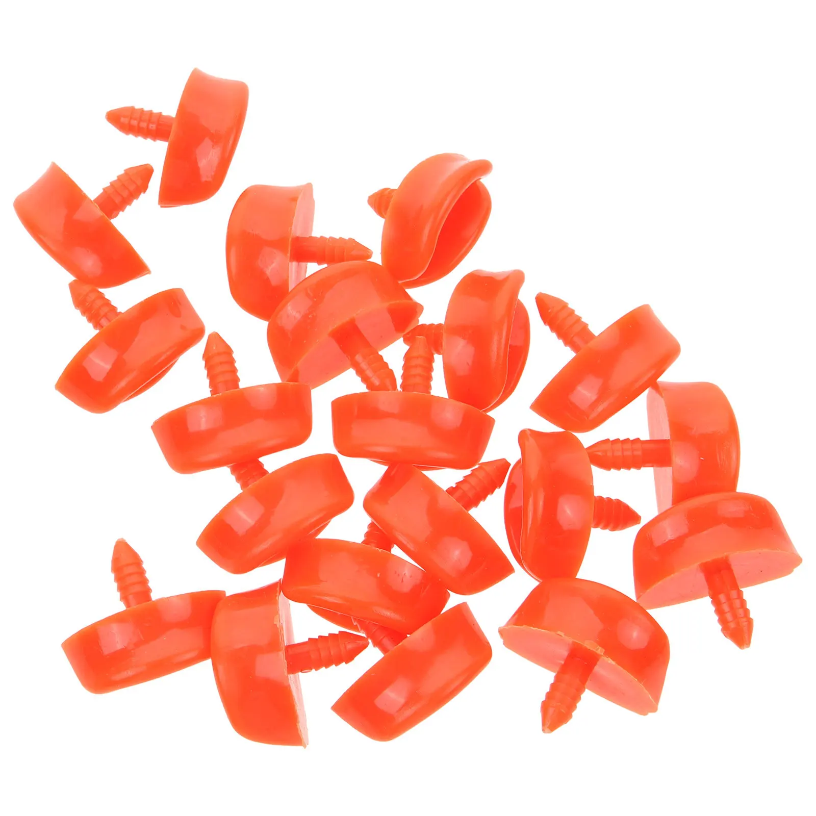 20 stks Eend Mond Accessoires Plastic Diy Craft Kit Veilig Milieu Mini Decor Schroefdraad Ontwerp Realistische Lip Rand Insert Onderdelen