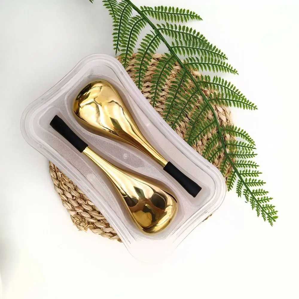 

Freeze Ice Globes Spoon Massager Eyes Anti Wrinkles Facial Globes Roller Gold/Silver Stainless Steel Ice Hockey Roller
