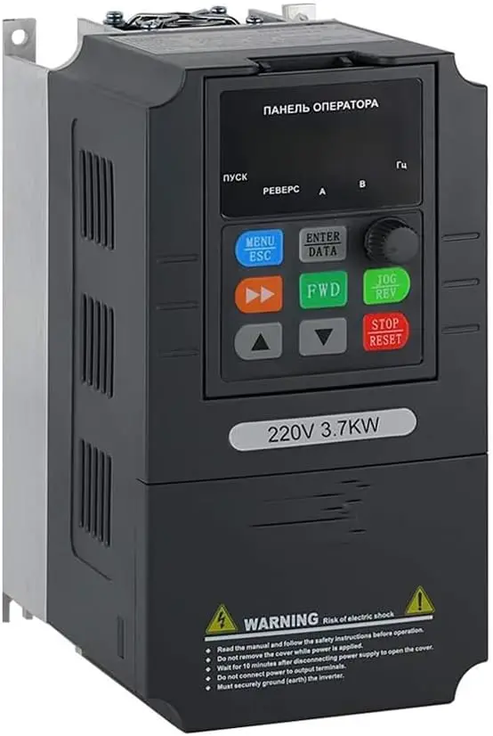

5hp VFD, 220V Single to Three Phase VFD Variable Frequency Drive, 5hp 3.7 kW VFD 220V-240V Single Phase Input 0-220V 3 Phase