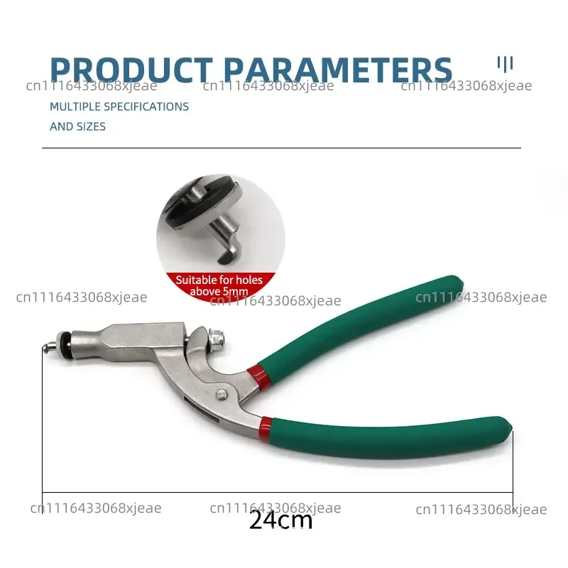 Automotive sheet metal depression repair tools, flat hole pliers, paint-free and non-marking pits