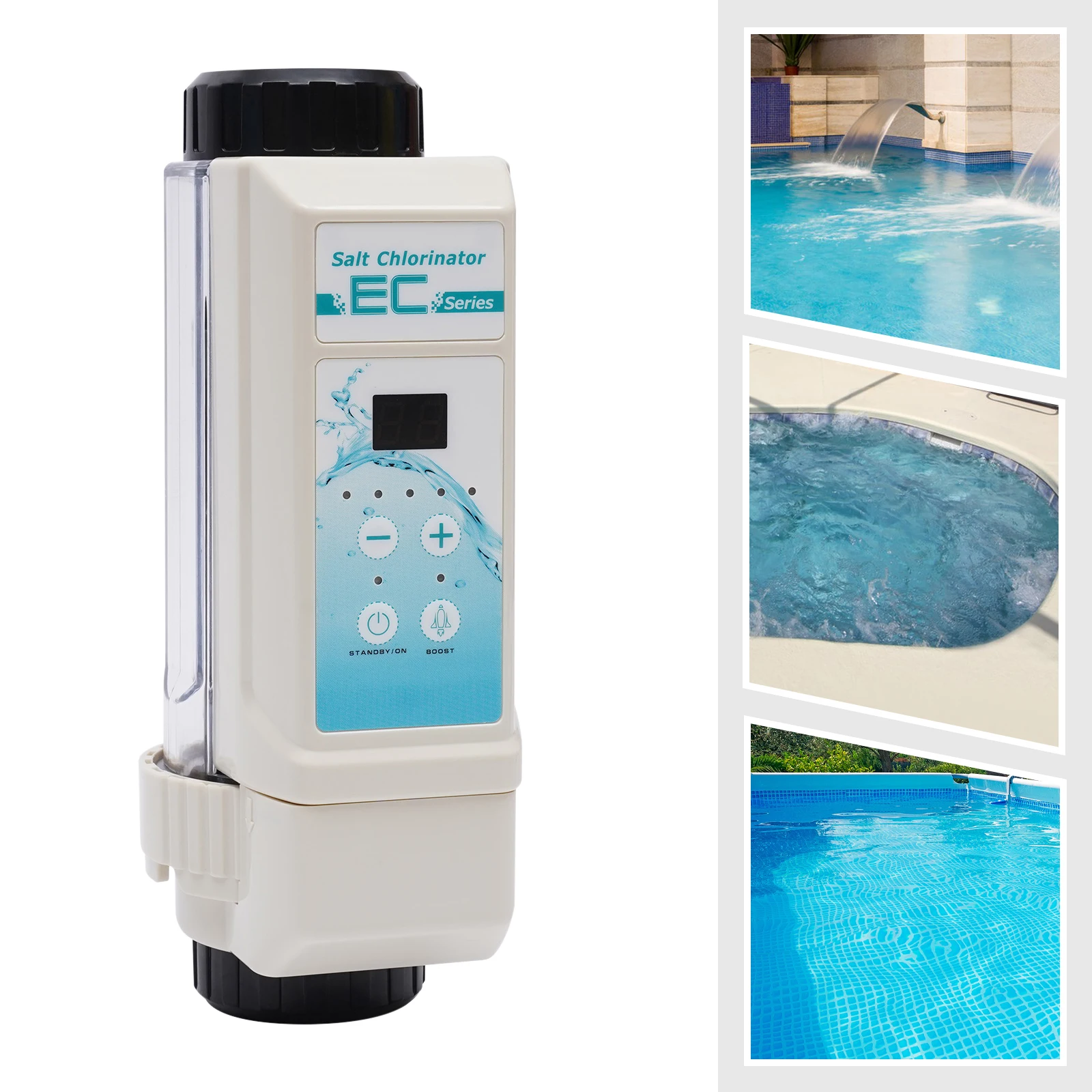 

Умный генератор соли и хлора для бассейна, автоматическая система мониторинга хлора и самоочистки, 24 В, безопасное низкое напряжение