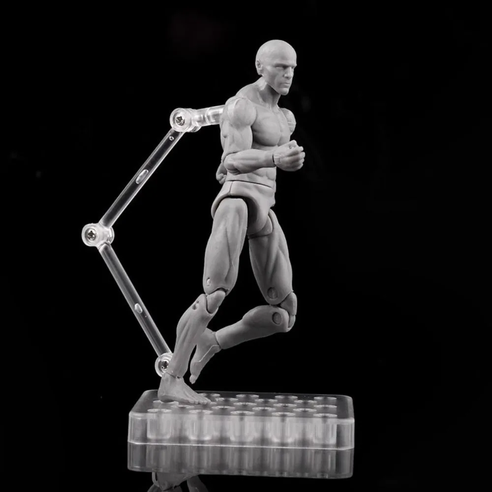 

Action Figure Skin Nude Doll Toys Joints Movable Handmade Male Femalew Body Dolls Limbs Detachable 1/18 Scale Model Doll