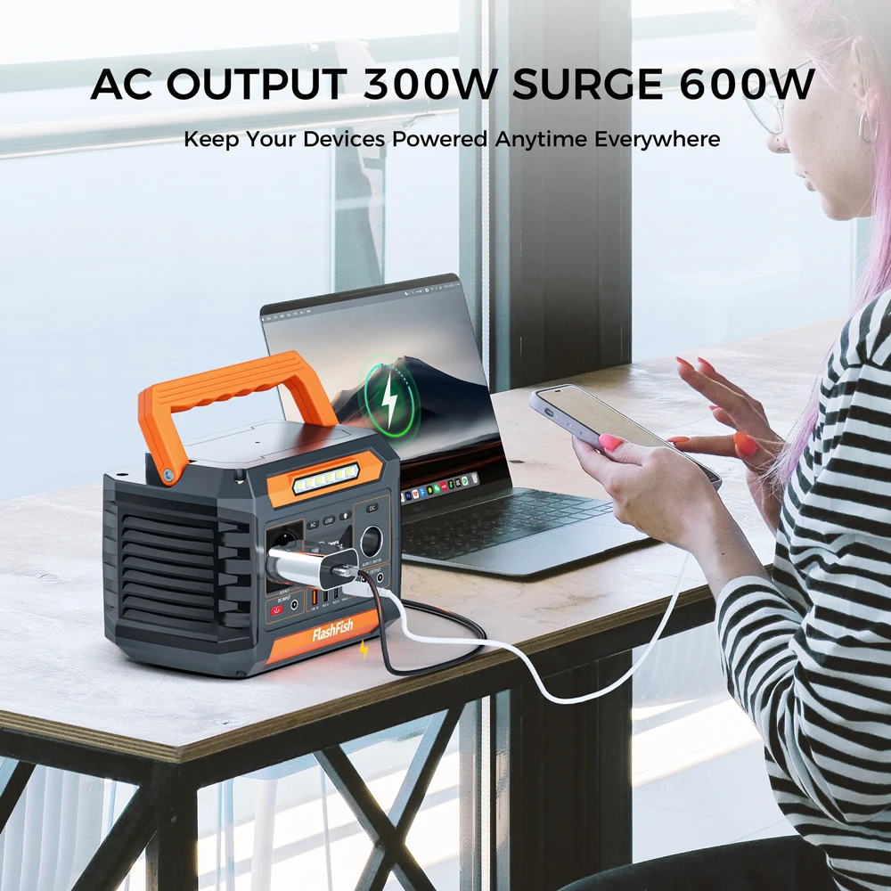 P66 Portable Power Station 300 - Outdoor Power Supply 12V recension och pris