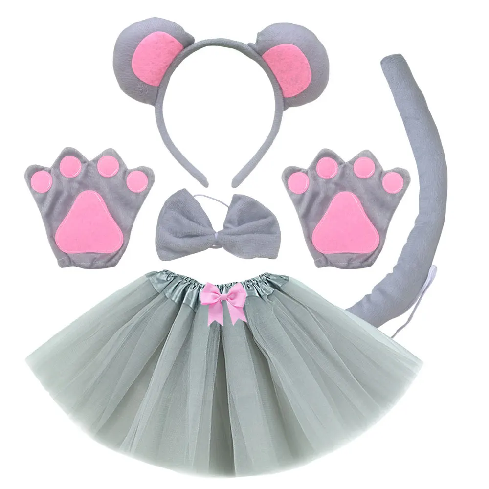 

Lei Barrette Animal Ears Hairband Halloween Cosplay Costume Accessories Temporary Hair Feathers Accesorios Del Cabello NiñO