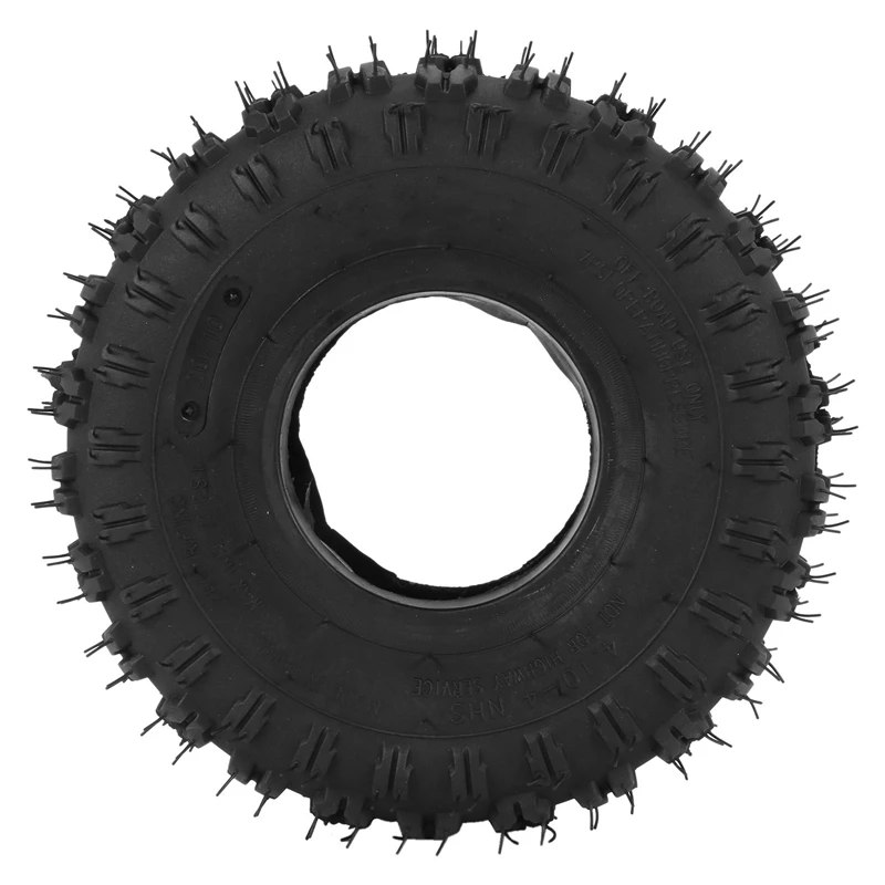A95I 6x Inner Tube 4.10/3.50-4 Outer Tire 4.10-4 for Garden Rototiller Snow Blower Mowers Hand Truck Wheelbarrow