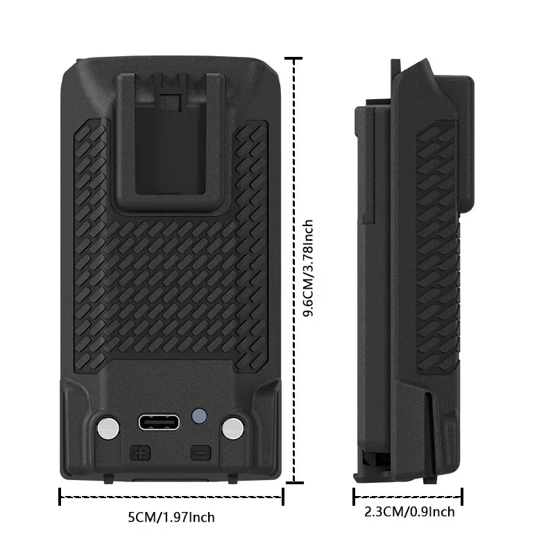 UV-K5 3500mAh Walkie Talkie Battery for Quansheng UV-K5 UV-K6 UV-5R PIus UV-K5(99) Radio Replacement Batteries Type-C Charging view 3