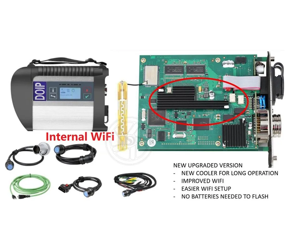 Best quality DOiP MB STAR C4 plus car Diagnosis tool DAS programmer 03.2023 internal WiFi C4 SD MB car truck tester 2023 DOiP