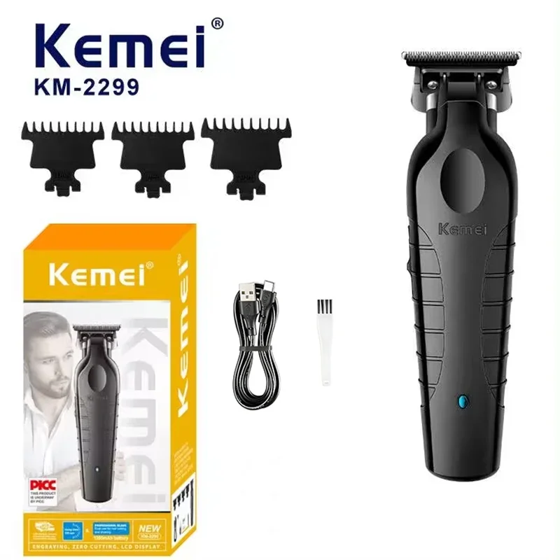 

KeMei KM-2299 Professional Wireless Hair Clipper 1200mAh Electric Hair Clipper USB Charging Hair Clipper