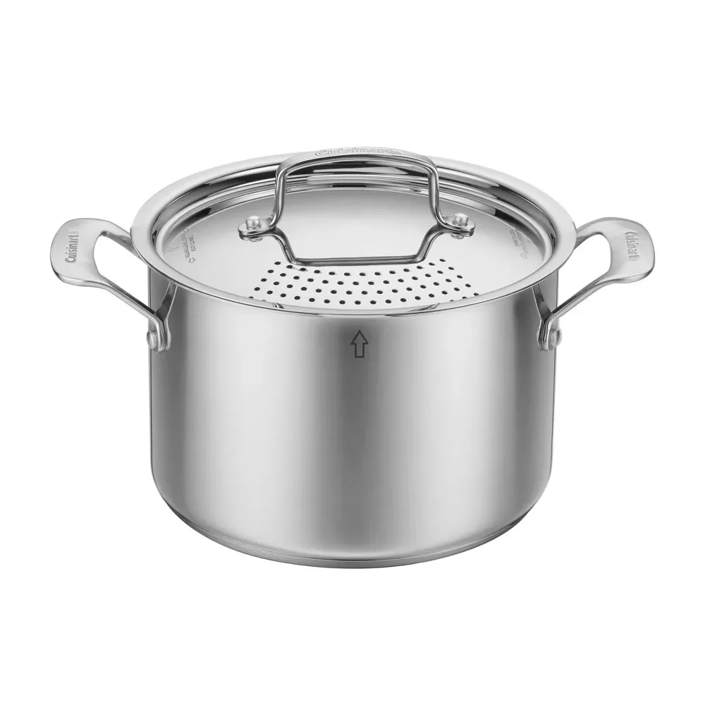 Classic 5.75qt Stainless Steel Pasta Pot with Straining Cover