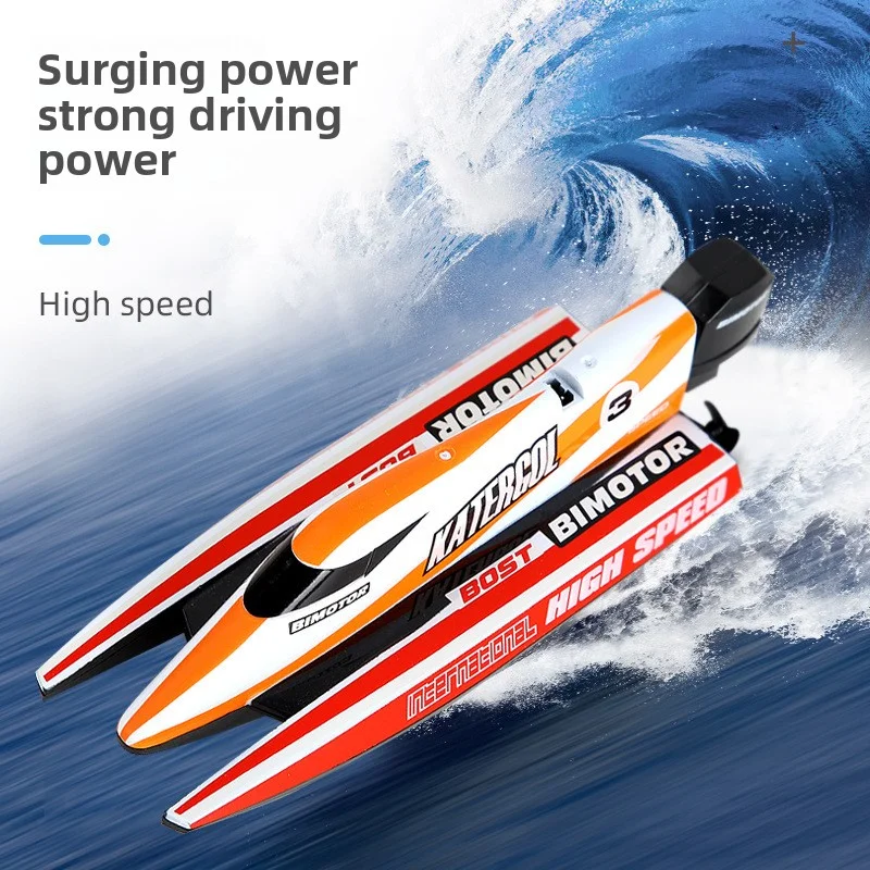 Xmas Mini 2.4g wireless remote control racing boat electric radio control boat children water toy speedboat rc boat wholesale