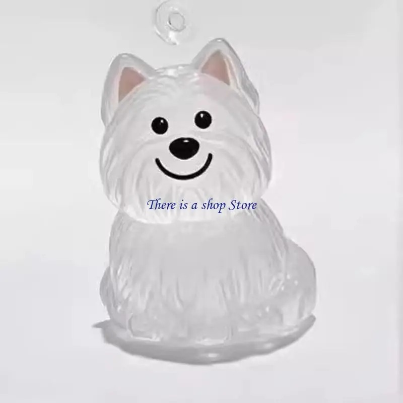D0AD Clear Pet Memorial Keychain Pet Hair Bottle For Preserving Dog Hair Box