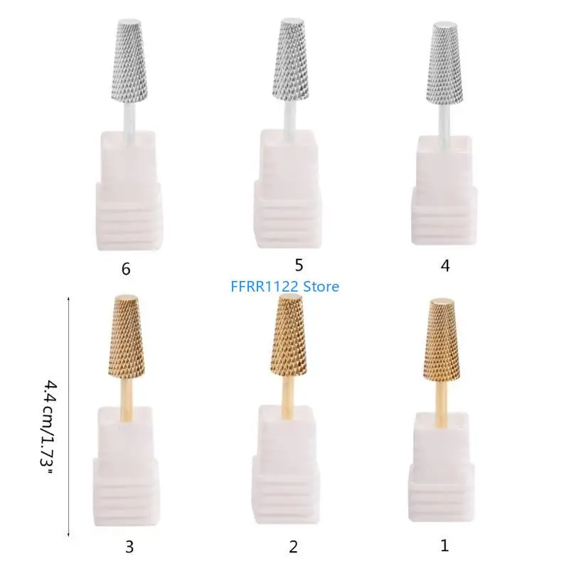 Y1UF Punta da Trapano per Unghie, Punta da Trapano per Unghie in Metallo Accessori per Macchine per manicure elettriche per il