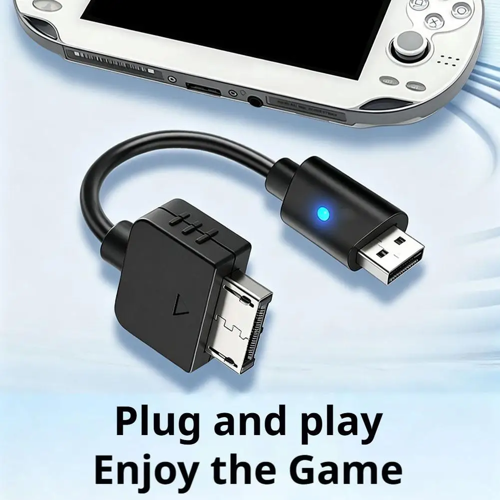 For PS Vita 1000 Type-C Female Adapter Charging Cable 10cm 2-In-1 Data Transmission Fast Charger Cord Wear-Resistant