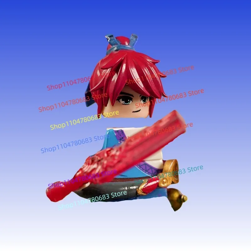 

Строительные блоки MOC Li Xiaoyao, мини-фигурка, сборная модель, дисплей, аниме, игра, декоративная игрушка, праздничный подарок, коллекционная