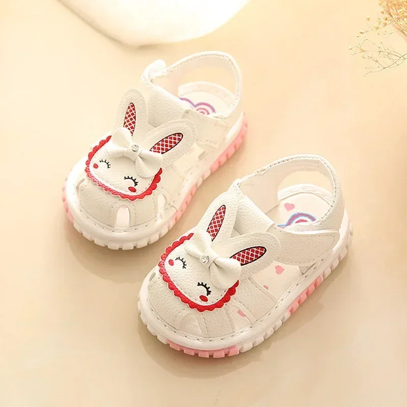 Baby Shoes Sandals Princess Shoes Soft Sole Walking Shoes Children\'s Sandals Embroidered Girl Baby Shoes 0-2 Years Old