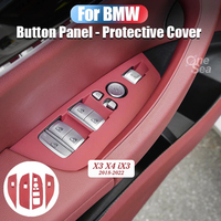 For BMW X3 X4 iX3 2018-2022 Glass lift panel frame Decorative interior ABS G01 Interior Modification G02 frame G02 accessories