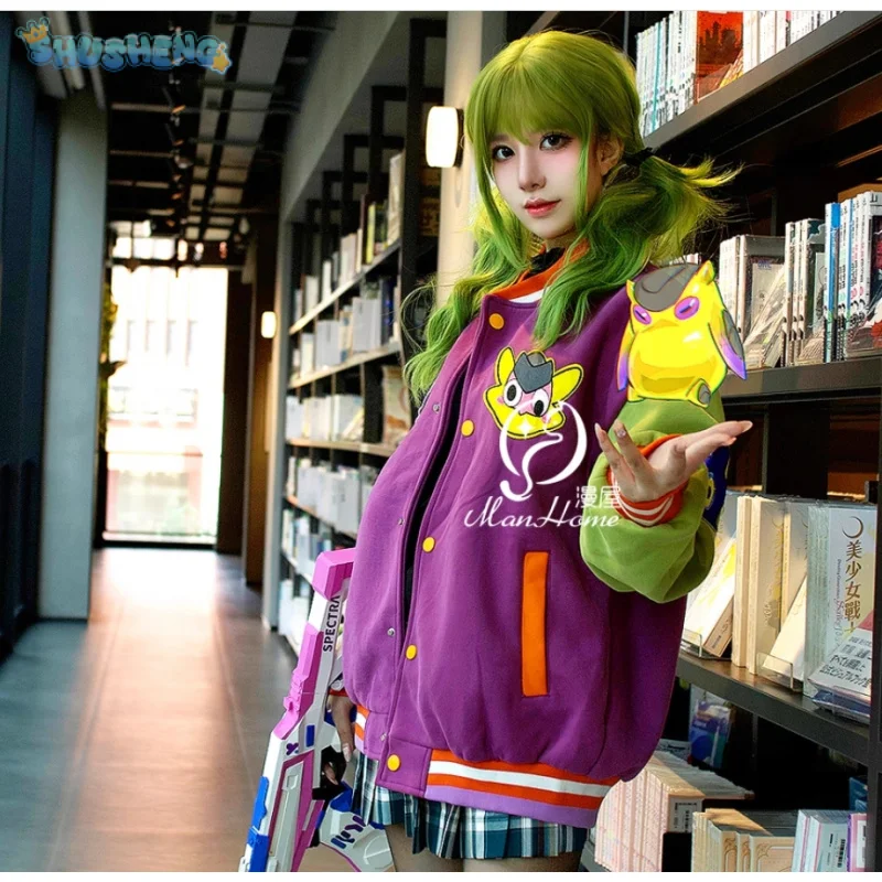 

Anime Gekko Cosplay Costume Game VALORANT Role-play Jacket Loose Oversized Clothes Unisex Outfit Street Coat Warm Jackets(M-XL)