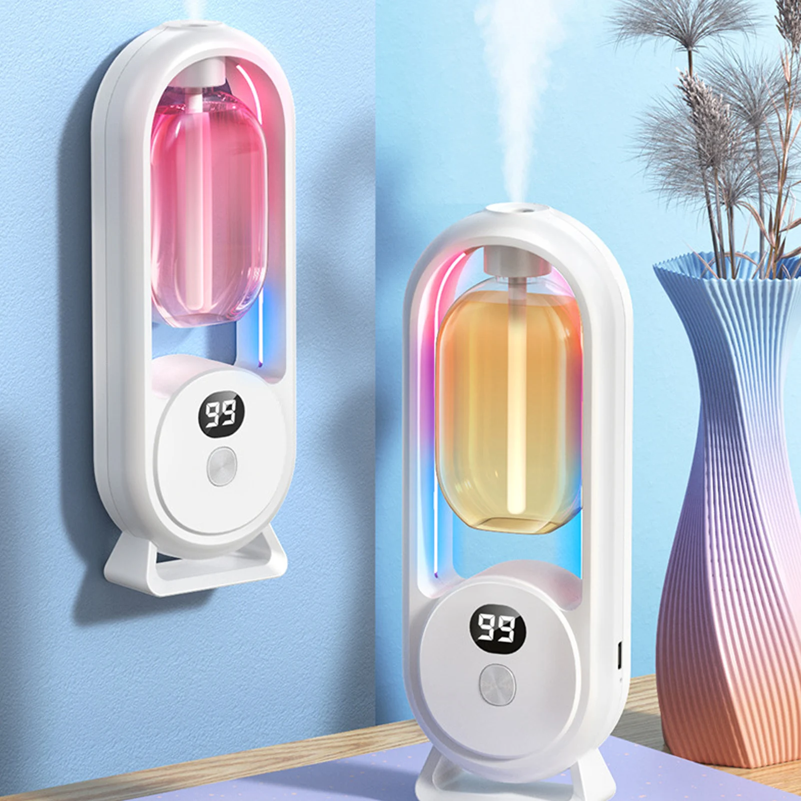 Aromatherapy Diffuser - Automated Aromatherapy Diffuser Sprayer Cordless Automated