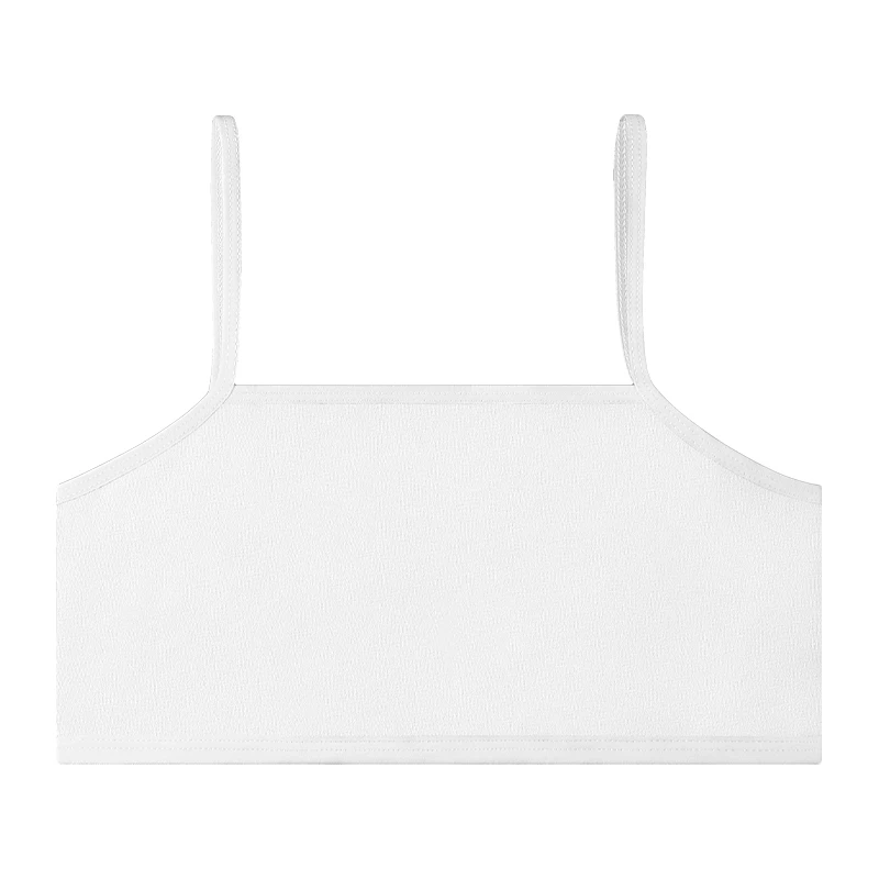 3PC Girls small cotton vest bra children's youth development period
