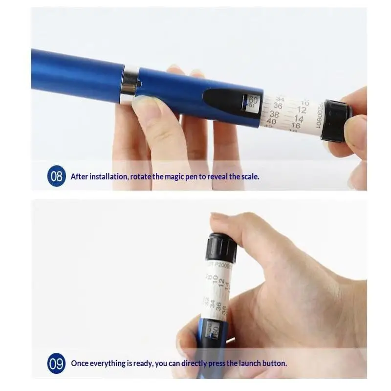 Magic Pen 3ml Sterile Empty Cassette Bottle Cartridges Pen Tip Precise Dosing Injection Pen Kit For Insulin view 6