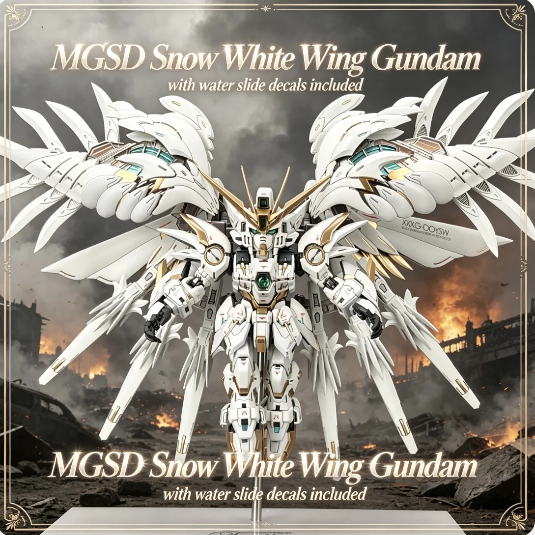 Figura de acción Wing Zero MGSD Bai Xueji, modelo de decoración de mesa, regalo de cumpleaños, decoración de escena de juguete de moda, decoración de coche