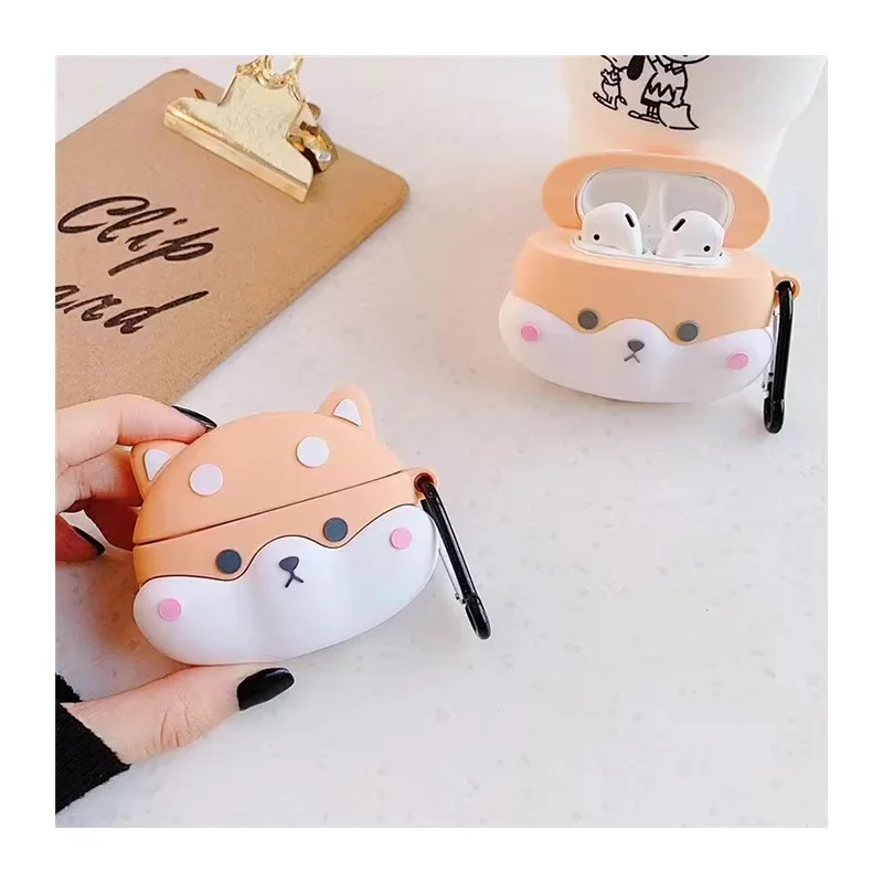 for JBL WAVE 200 TWS Case WAVE BEAM Cartoon dog Silicone wireless earphones Protection cover for jbl wave beam cover w200