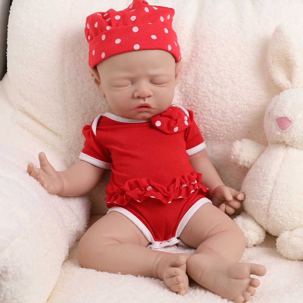 IVITA 100% Full Silicone Reborn Dolls Shipped From USA Warehouse Ultra Realistic Lifelike Collectible Art Doll Perfect Adult Gift Christmas Birthday Present Toys