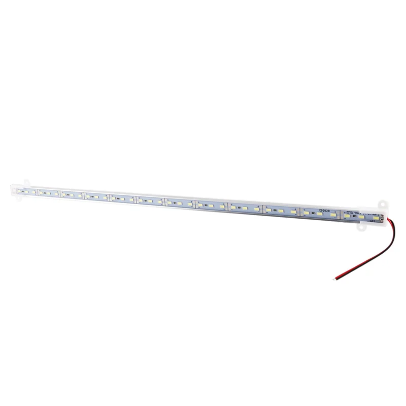 A72P 16X 50CM 12V 36 LED 5630 SMD Hartstreifenleuchte Aluminiumgehäuse mit Endkappe weiß