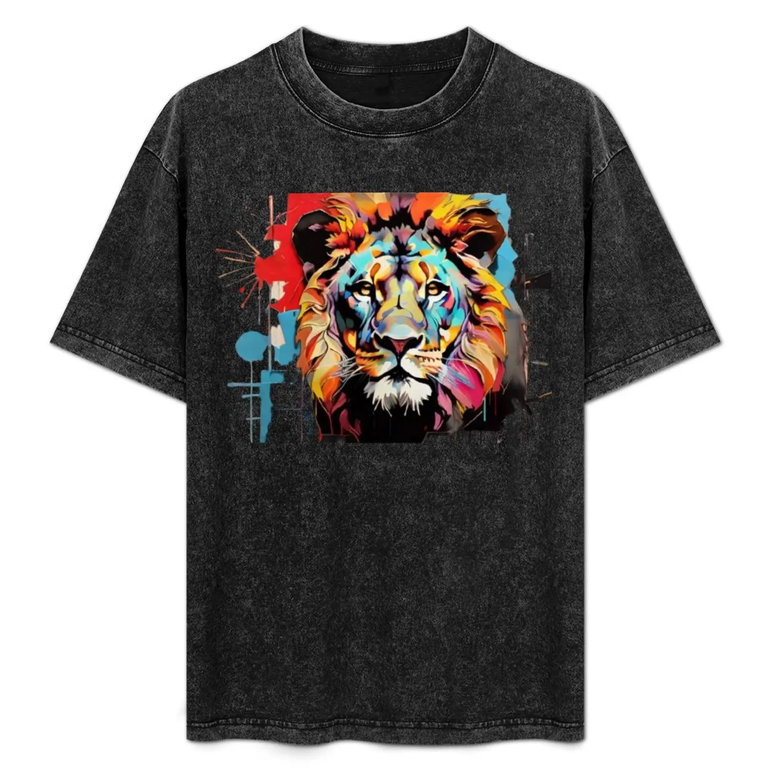 Vivid Fauve: A Pop Art Odyssey T-Shirt graphic shirts tees basketball graphic tees mens t shirts top quality