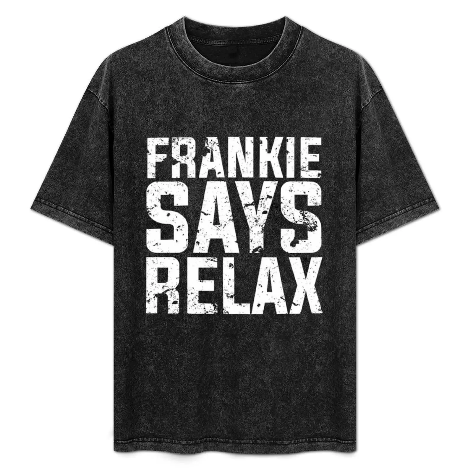 

Frankie Says Relax T-Shirt Abstract Pattern Print Top