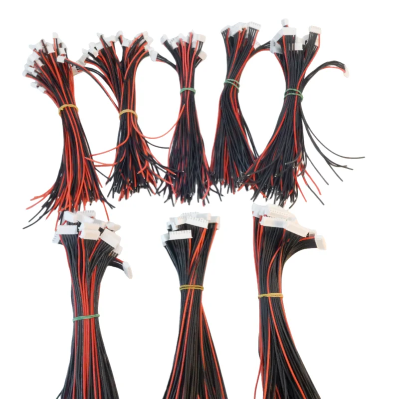 5pcs/lot 1S 2S 3S 4S 5S 6S 7S 8S Lipo Battery Balance Charger Cable IMAX B6 Connector Plug Wire 20cm Single Head Wire