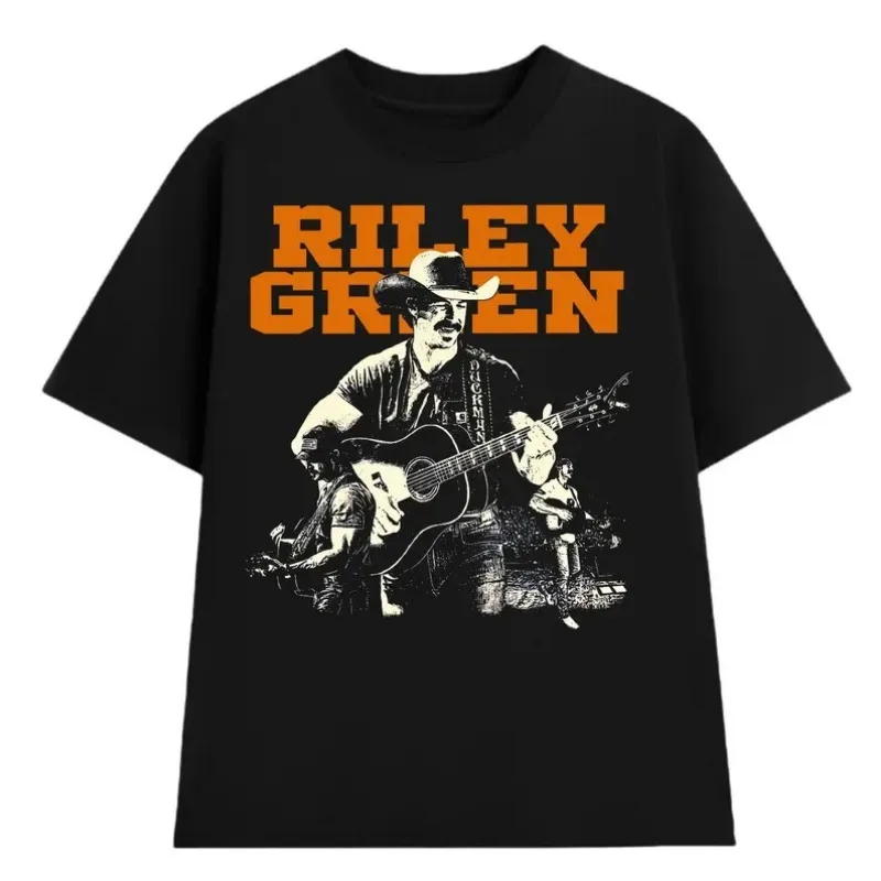 Riley Green Merch T-shirt Men Short Sleeve Tee Unisex Tops Causal Clothes Female Y2K Tops