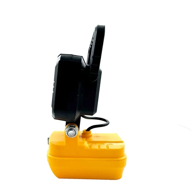 For Dewalt Cordless LED Light 3Inch searchlight With handle dual USB charging ports For Dewalt 18V Battery DCB200 DCB120 DCB201