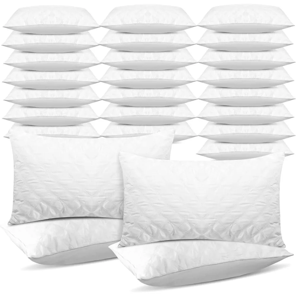 

20 Pack Queen Size Pillows for Sleeping Bed Pillow Inserts Hotel Pillows in Bulk for Stomach 29.1 X 19 Inches Freight Free Home