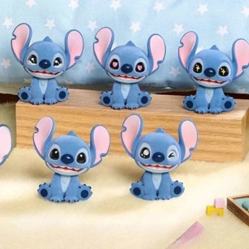 Anime Offizielle Authentizität Stich MINI Samt Serie Blind Box Tabletop Ornamente Blind Tasche Überraschung Box Peripherie Puppe Spielzeug